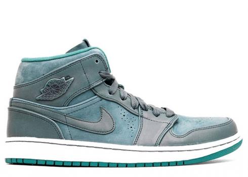 Air Jordan 1 Mid Nouveau Teal Nghtshd White Lsh 629151-306