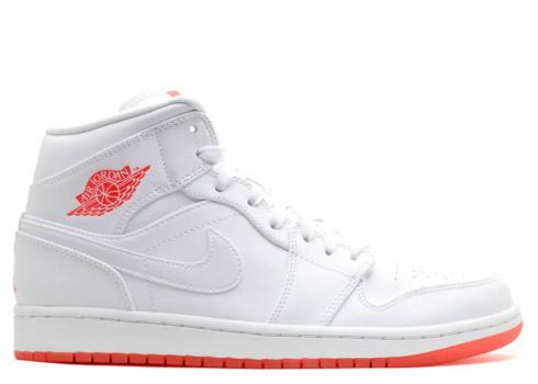Air Jordan 1 Mid Prem White Infrared 23 667399-123