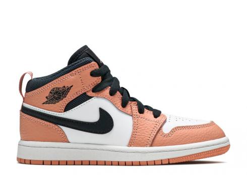Air Jordan 1 Mid Ps Pink Quartz Grey Dark Smoke White 640737-603