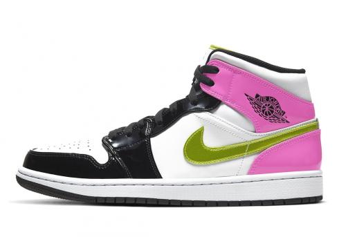 Air Jordan 1 Mid SE Cyber Active Fuchsia White Cyber Pink CZ9834-100