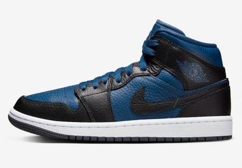 Air Jordan 1 Mid Split French Blue Black White DR0501-401