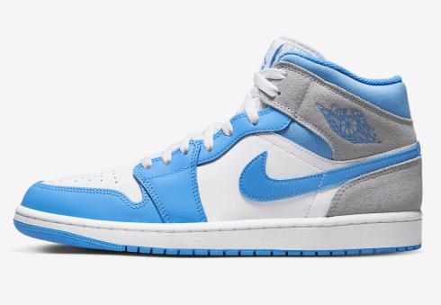 Air Jordan 1 Mid University Blue Grey DX9276-100