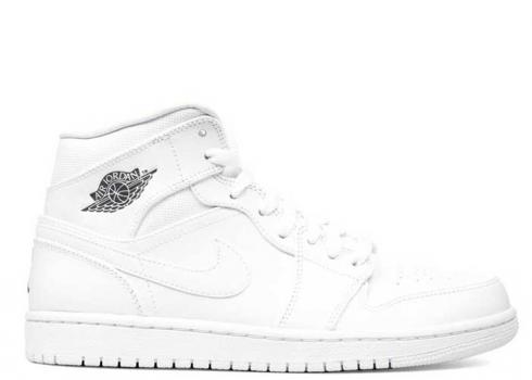 Air Jordan 1 Mid White Cool Grey 554724-102