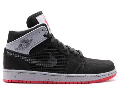 Air Jordan 1 Retro 89 Black Fire Red Cement Grey 599873-003