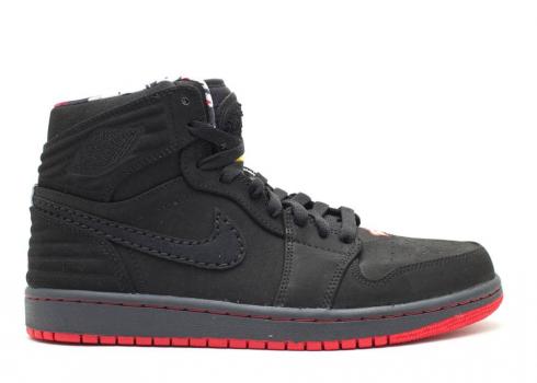 Air Jordan 1 Retro 93 Playoffs True Anthracite Black Red 580514-032
