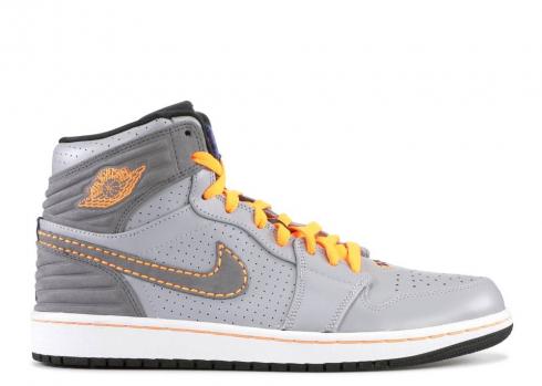 Air Jordan 1 Retro 93 Wolf Grey Orange Cool Red Citrus Bright Dp 580514-045
