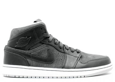 Air Jordan Jordan1 Mid Nouveau Anthracite Pure Platinum White 629151-005