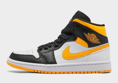 Wmns Air Jordan 1 Mid SE White Laser Orange Black CV5276-107