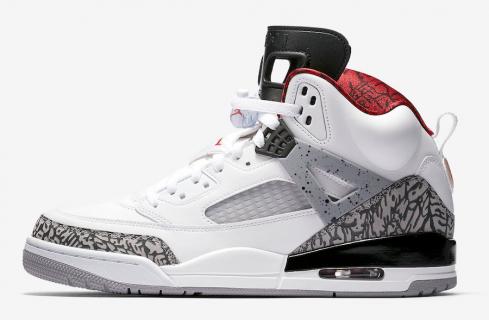 Air Jordan Spizike White Cement Varsity Red Cement Grey Black 315371-122