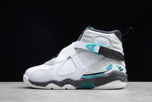 2019 Air Jordan 8 Retro South Beach Kids Sizing 305369 113