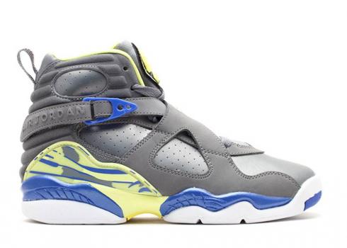 Air Jordan 8 Retro Gs Laney Frc Grey Electrc Yllw Volt Cool 580528-038