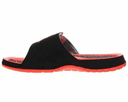 Air Jordan Hydro Retro 7 Womens Black Red Slide Slippers Sandals 705467-023