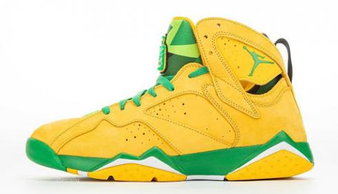 2020 Air Jordan 7 Retro Patta Oregon Ducks PE AT3375-300