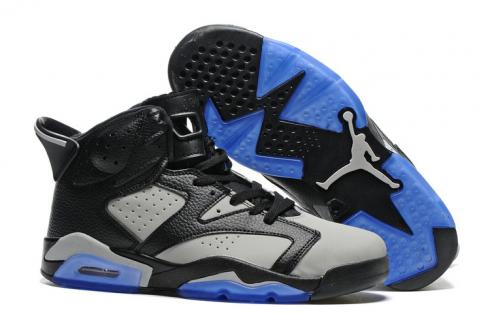 Nike Air Jordan 6 VI Retro Black Cool Grey Men Shoes 384664-010