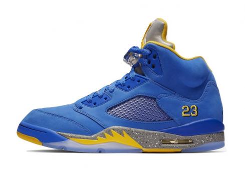 Air Jordan 5 JSP Laney Varsity Royal Light Charcoal Maize CD2720-400