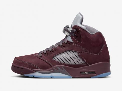 Air Jordan 5 Retro Deep Burgundy Light Graphite Metallic Silver DZ4131-600