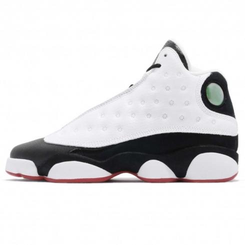 Air Jordan 13 GS He Got Game 2018 White True Red black 884129-104