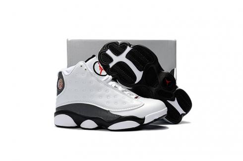 Nike Air Jordan XIII 13 Retro Kid Children Shoes Hot White Black