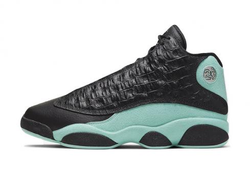 Air Jordan 13 Island Green Black Metallic Silver 414571-030