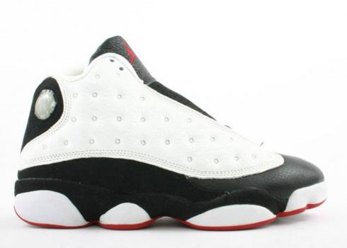 Air Jordan 13 Og 1997 He Got Game Black White True Red 136002-132