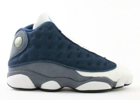 Air Jordan 13 Og 1998 Blue Grey Flint Navy White Carolina 136002-441