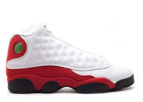 Air Jordan 13 Retro Gs 2010 Release White Black Varsity Red 414574-101