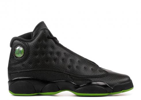 Air Jordan 13 Retro Gs 2017 Altitude Release Green Black 414574-042