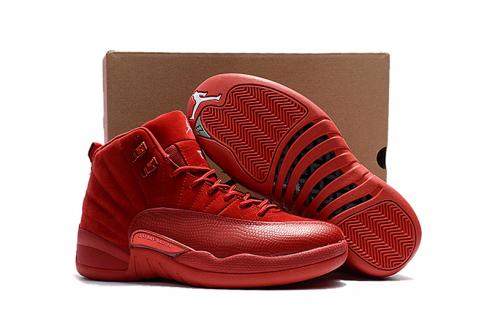 Nike Air Jordan XII 12 Retro All Red Men Shos 130690