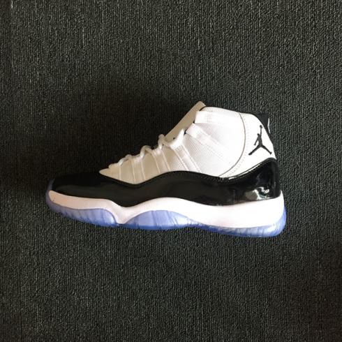 Nike Air Jordan XI 11 Retro Unisex Shoes Concord White Black New