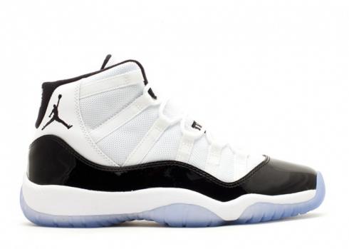 Air Jordan 11 GS Concord 2011 White Black Dark 378038-107