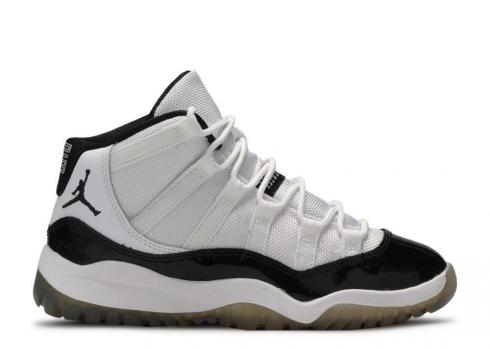 Air Jordan 11 Retro Ps Concord 2011 Release Dark White Black 378039-107