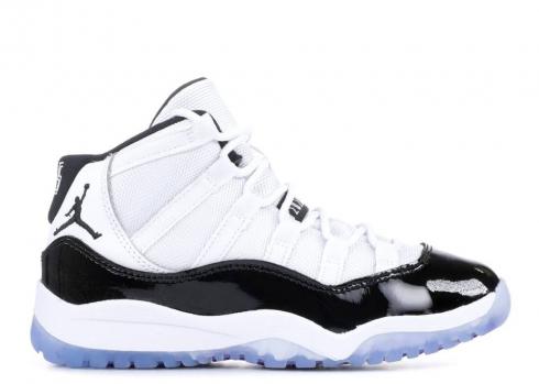 Air Jordan 11 Retro Ps Concord 2018 Release Dark White Black 378039-100