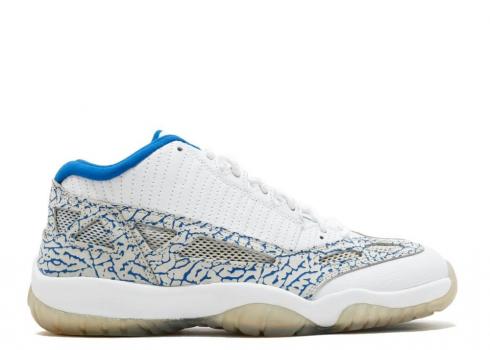 Air Jordan 11 Retro Low Blue Zest Light Argon White Bone 306008-172