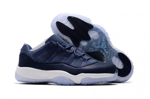 NIKE AIR JORDAN RETRO 11 XI LOW BLUE MOON GS MEN Basketball Shoes 580521-408