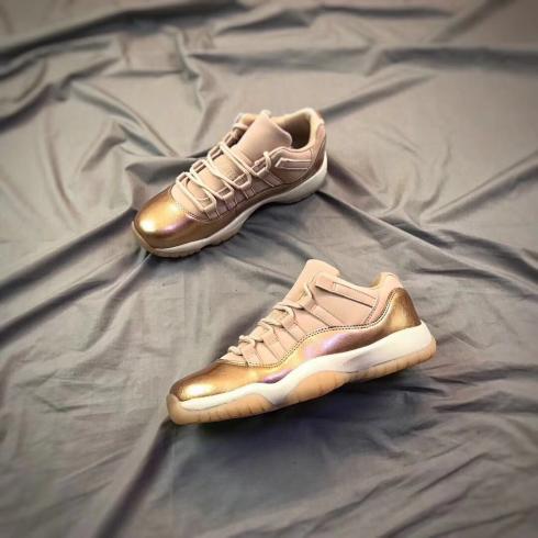 Nike Air Jordan XI 11 LOW Retro Unisex Basketball Shoes Rose Gold