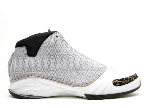 Air Jordan 23 Og Metallic Gold White Black Stealth 318376-102