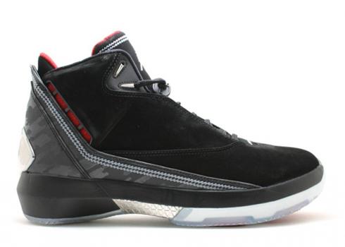 Air Jordan 22 Og Silver Black Varsity Red Metallic 315299-001