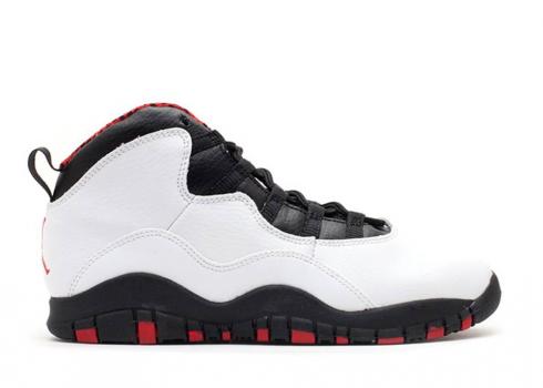 Air Jordan 10 Retro Ps Chicago 2012 Release White Black Varsity Red 310807-100