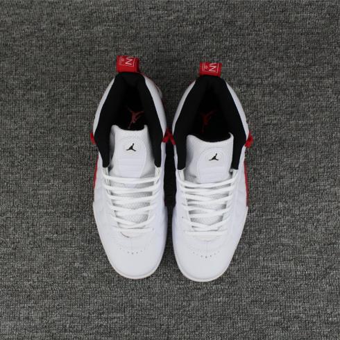 Nike Jordan Jumpman Pro Men Basketball Shoes White Black Red New 906876