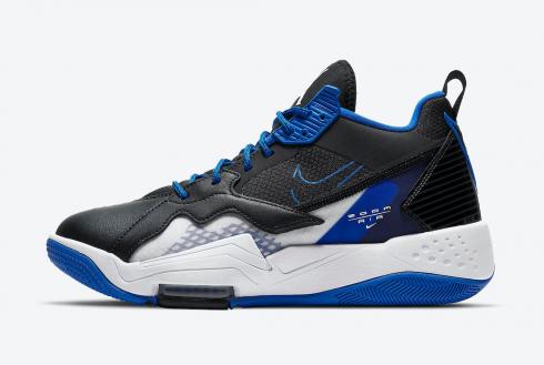 Air Jordan Zoom 92 Black Royal Blue White Basketball Shoes CK9183-004