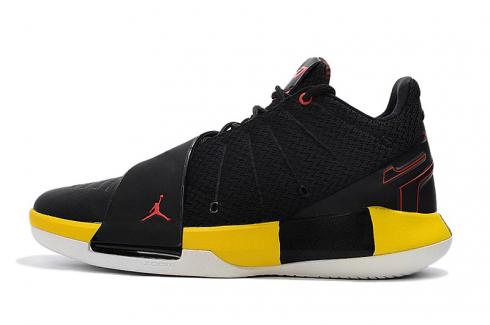 Chris Pauls Jordan CP3.XI Taxi Black White Tour Yellow Uuniversity Red AA1272 002