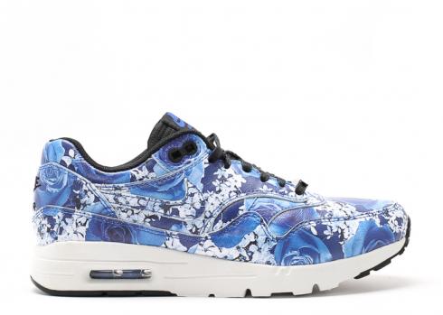 Womens Air Max 1 Ultra Lotc Qs Tokyo Blue Lyon Smmt Blue White Black Lyn 747105-401