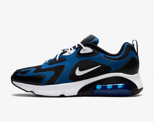 Nike Air Max 200 Team Royal Black White Shoes CI3865-400