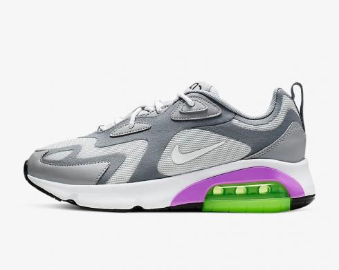 Wmns Nike Air Max 200 Pure Platinum Volt White Wolf Grey AT6175-002
