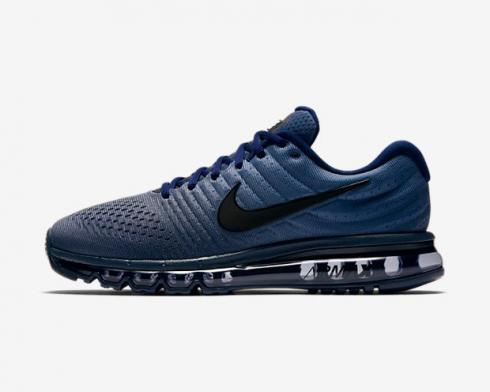 Nike Air Max 2017 Binary Blue Black Obsidian Mens Shoes 849559-405