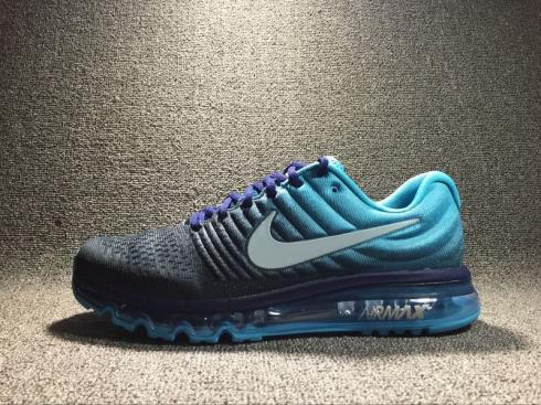 Nike Air Max 2017 Black Anthracite Blue Casual Shoes 849559-404