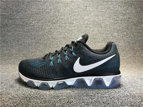 Nike Air Max 20K T8 TAILWIND 8 Black Blue White Varsity 805941-005