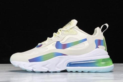 2020 Nike Air Max 270 React Bubble Pack Summit White CT5064 100