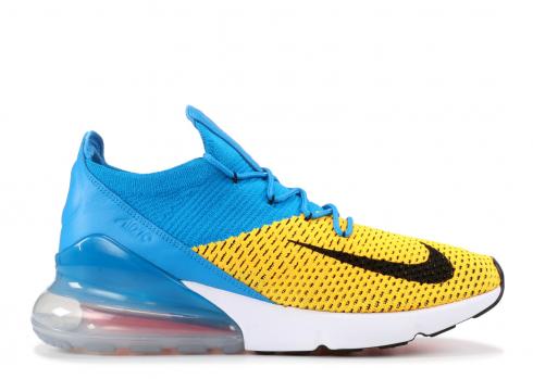 Air Max 270 Flyknit Orange Blue Laser Orbit AO1023-800