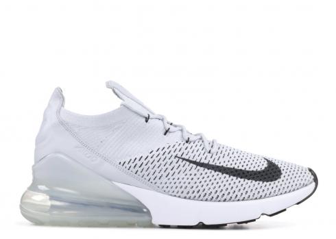 Air Max 270 Flyknit Platinum Dark Black Grey Pure AO1023-003